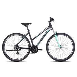 UNIBIKE PRIME LDS CZARNO-TURKUSOWY 2022